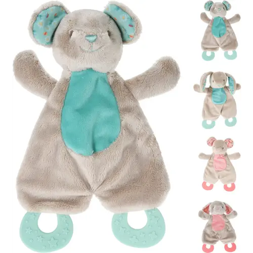 Koopman Baby Tutteldoekje Dier- Met Kleine blauwe oren