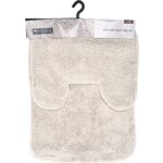 Koopman Badkamermat Set 2dlg 50x70cm - Grijs