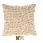 Koopman Kussen 45x45cm Gebreid - Beige