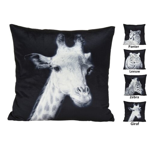Koopman Kussen 45x45cm Wild Dier - Panter