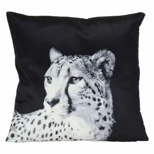 Koopman Kussen 45x45cm Wild Dier - Panter