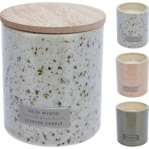 Koopman Geurkaars In Pot Met Deksel - Oud Wood