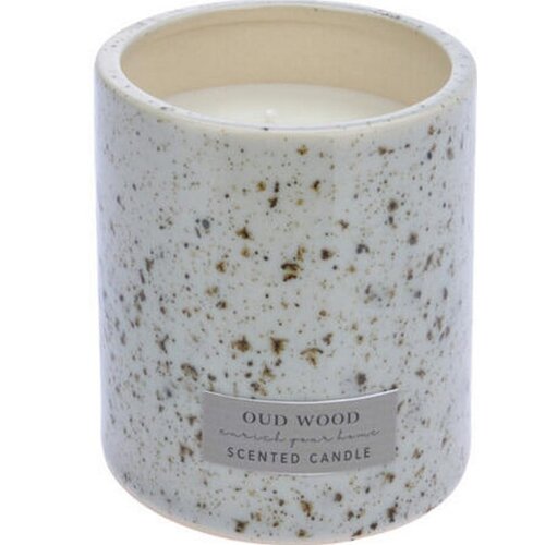 Koopman Geurkaars In Pot Met Deksel - Oud Wood