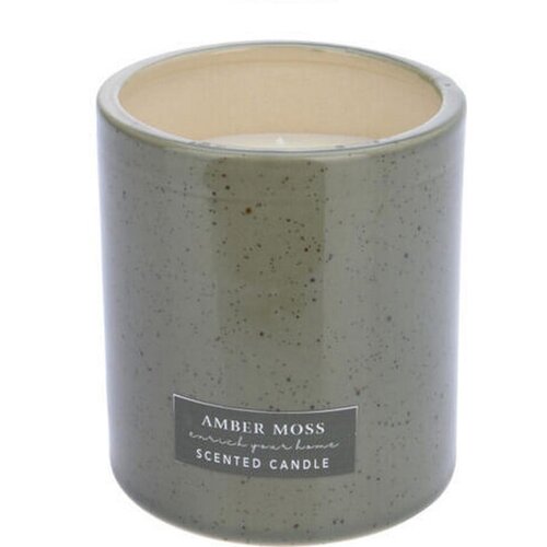 Koopman Geurkaars In Pot Met Deksel - Amber Moss