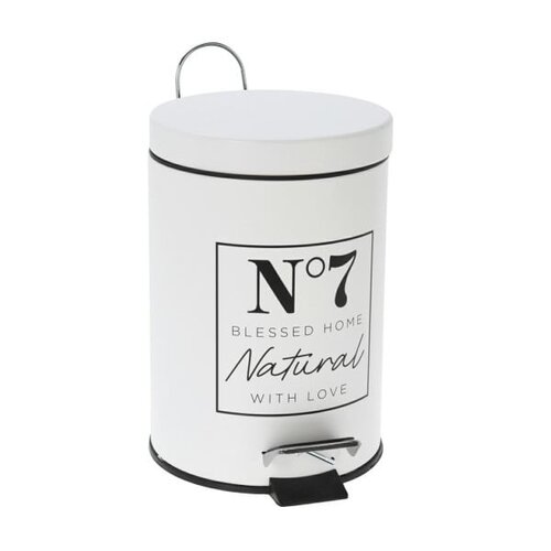 Koopman Pedaalemmer, metaal, matte afwerking - Zwart