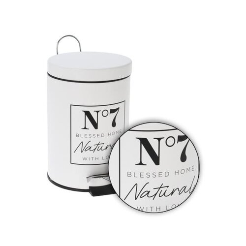 Koopman Pedaalemmer, metaal, matte afwerking - Zwart