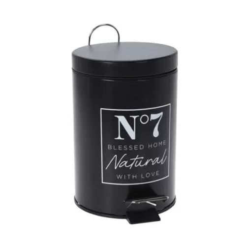 Koopman Pedaalemmer, metaal, matte afwerking - Wit