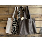 Koopman Schoudertas 58x42x10cm - Beige