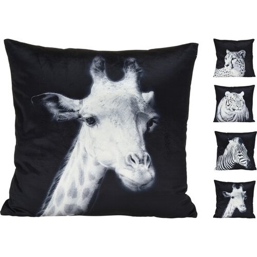 Koopman Kussen 45x45cm Wild Dier - Leeuw