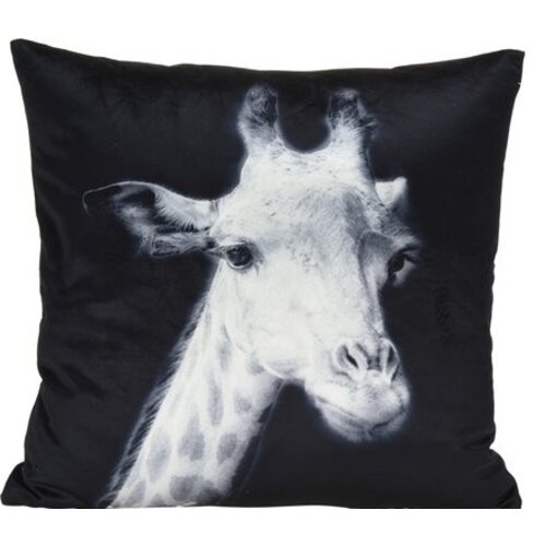 Koopman Kussen 45x45cm Wild Dier - Zebra