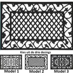Koopman Deurmat Rubber 60x40cm - Model 2