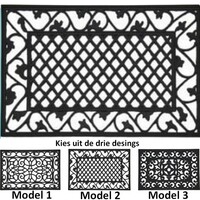 Koopman Deurmat Rubber 60x40cm - Model 2