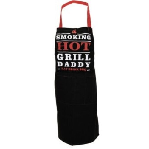 Koopman Schort met Buidelzak Grill Daddy - Zwart