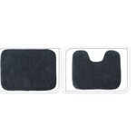 Koopman Badkamermat Set 2dlg 50x70cm - Zwart