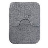 Koopman Badkamermat Set 2dlg 50x70cm - Grijs
