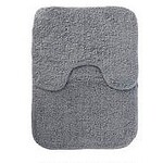 Koopman Badkamermat Set 2dlg 50x70cm - Grijs