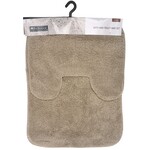 Koopman Badkamermat Set 2dlg 50x70cm - Bruin