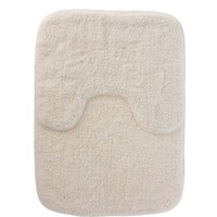 Koopman Badkamermat Set 2dlg 50x70cm - Creme