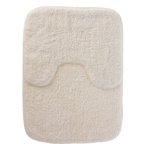 Koopman Badkamermat Set 2dlg 50x70cm - Creme