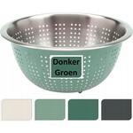 Koopman Vergiet Rvs 24cm - Donker Groen