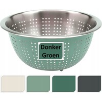 Koopman Vergiet Rvs 24cm - Donker Groen