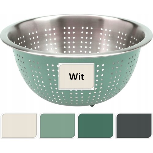 Koopman Vergiet Rvs 24cm - Wit