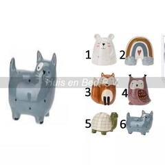 Koopman Kinderspaarpot + dieren -  Poes