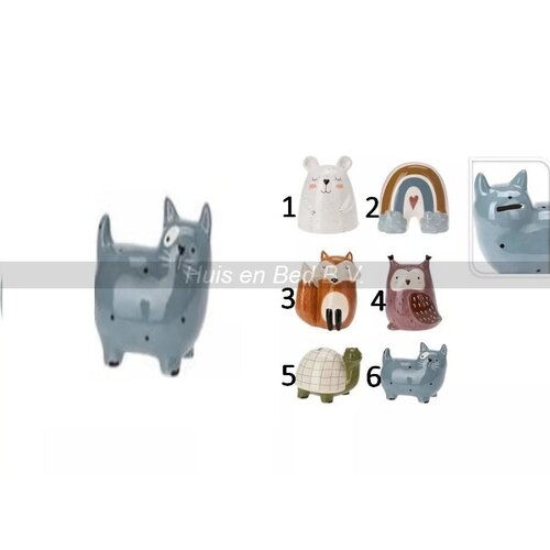 Koopman Kinderspaarpot + dieren -  Poes