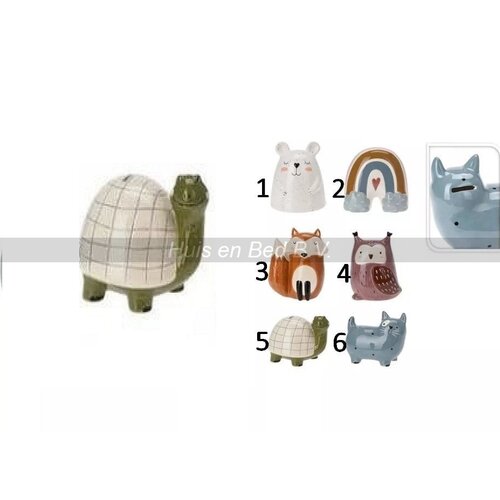 Koopman Kinderspaarpot + dieren - Schildpad