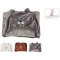 Koopman Wikkeldeken Voor Kinderen Fleeche - Grijs