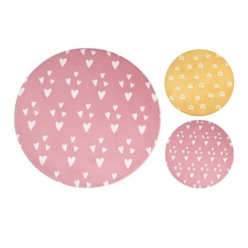 Koopman Vloerkleed Rond 100cm - Rood