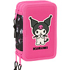 Hello Kitty Gevuld etui Kuromi - 37 stuks - 19.5 x 12.5 x 5.5 cm - Polyester