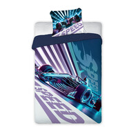 Faro Dekbedovertrek Race Auto - 140 x 200 + 70 x 90 cm - Katoen