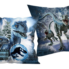 Jurassic World Sierkussen Beware - 40 x 40 cm - Polyester