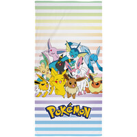 Pokemon Strandlaken Stripes - 70 x 140 cm - Katoen