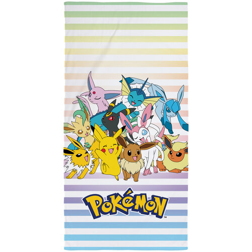 Pokemon Strandlaken Stripes - 70 x 140 cm - Katoen