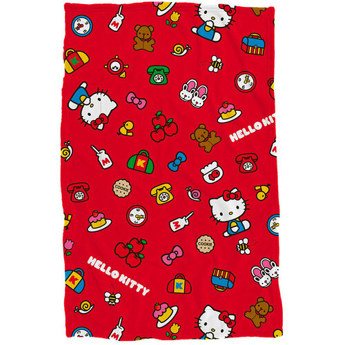 Hello Kitty Fleece deken Cookie - 90 x 140 cm - Polyester