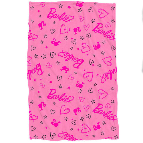 Barbie Fleece Deken Heart - 90 x 140 cm - Polyester