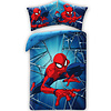 Spiderman Dekbedovertrek Web - 140 x 200 cm + 50 x 70 cm - Katoen