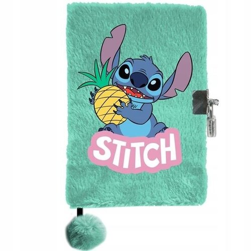 Disney Lilo & Stitch Dagboek A5 Ananas - gelinieerd - met slot - 15 x 21 x 3 cm