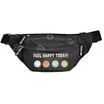 Smiley Heuptasje Feel Happy - 27 x 11 x 7 cm - Polyester