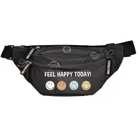 Smiley Heuptasje Feel Happy - 27 x 11 x 7 cm - Polyester