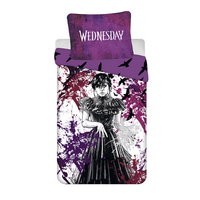 Wednesday Dekbedovertrek Raven -140 x 200 cm / 70 x90 cm - Polyester