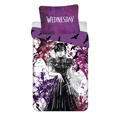 Wednesday Dekbedovertrek Raven -140 x 200 cm / 70 x90 cm - Polyester