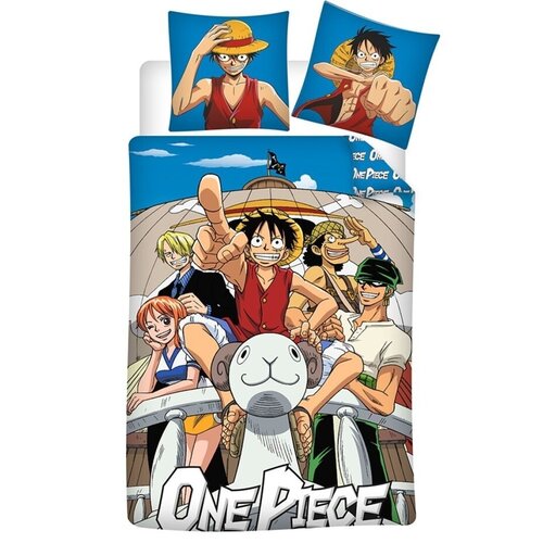 One Piece Dekbedovertrek Thousand Sunny - 140 x 200 + 65 x 65 cm - Polykatoen