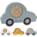 Koopman Tafelklok Auto 240x35x155mm - Blauw