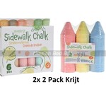 Koopman 2x2 Pack stoepkrijt