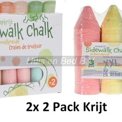 Koopman 2x2 Pack stoepkrijt