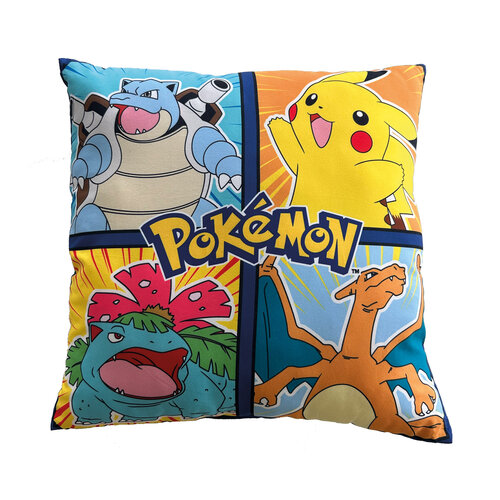 Pokemon Sierkussen Friends - 40 x 40 cm - Dubbelzijdig - Polyester