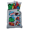 Marvel Avengers Dekbedovertrek Comics - 140 x 200 + 63 x 63 cm - Katoen